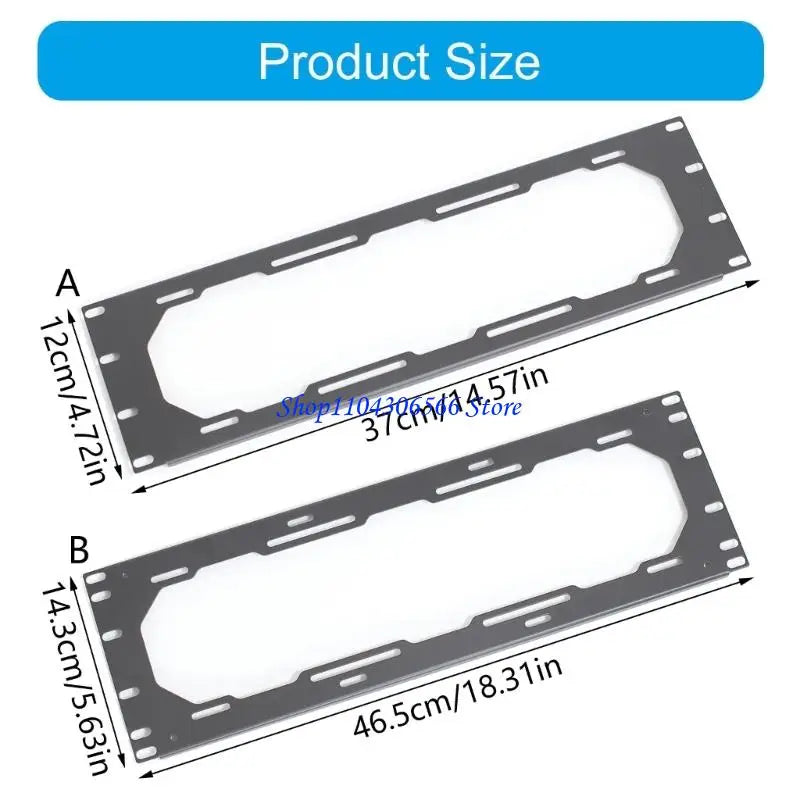 Universal 12cm 14cm Fan Bracket – Galvanized Steel PC Case PC Fan Bracket HIP