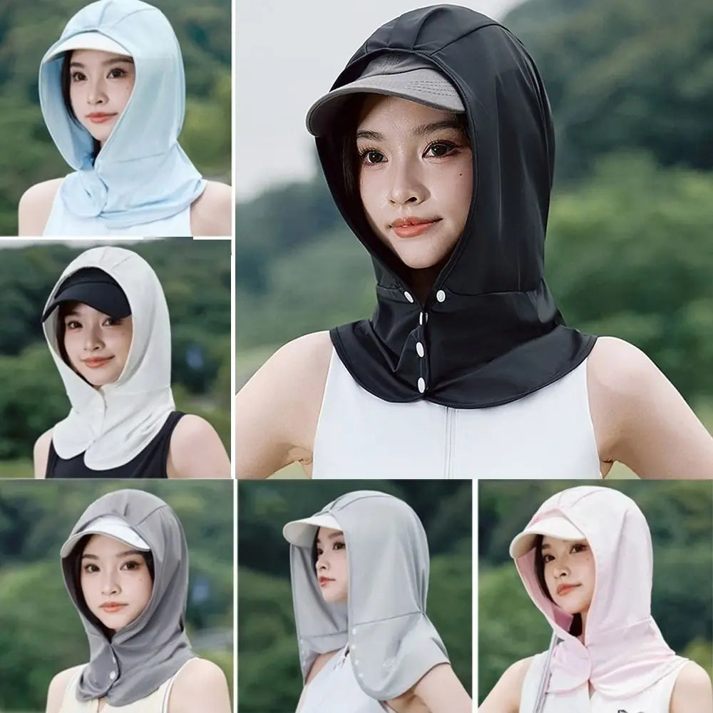 Ice Silk UV Face Mask & Neck Cover – Breathable Sun Protection UV Neck Face Cover HIP