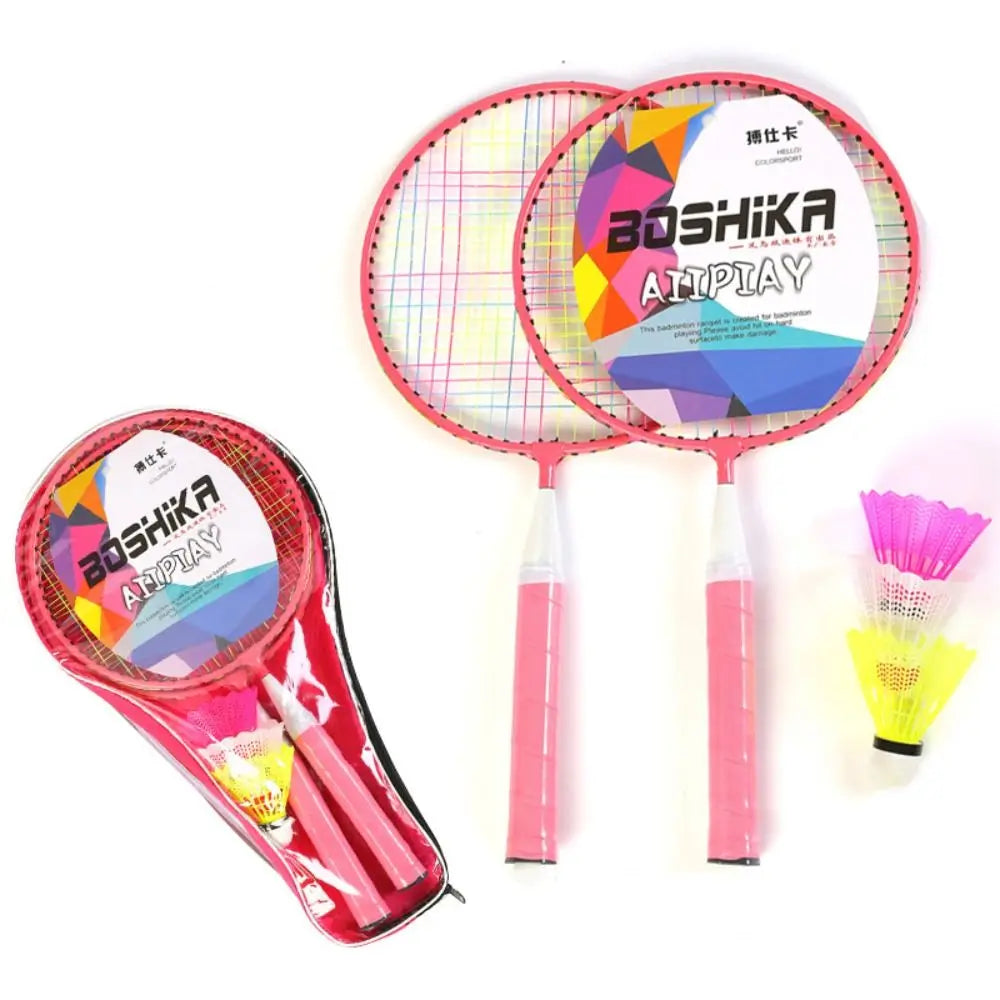 Kids Badminton Racket Set with Bag – Lightweight 2-Player Kit Badminton Racket Set HIP