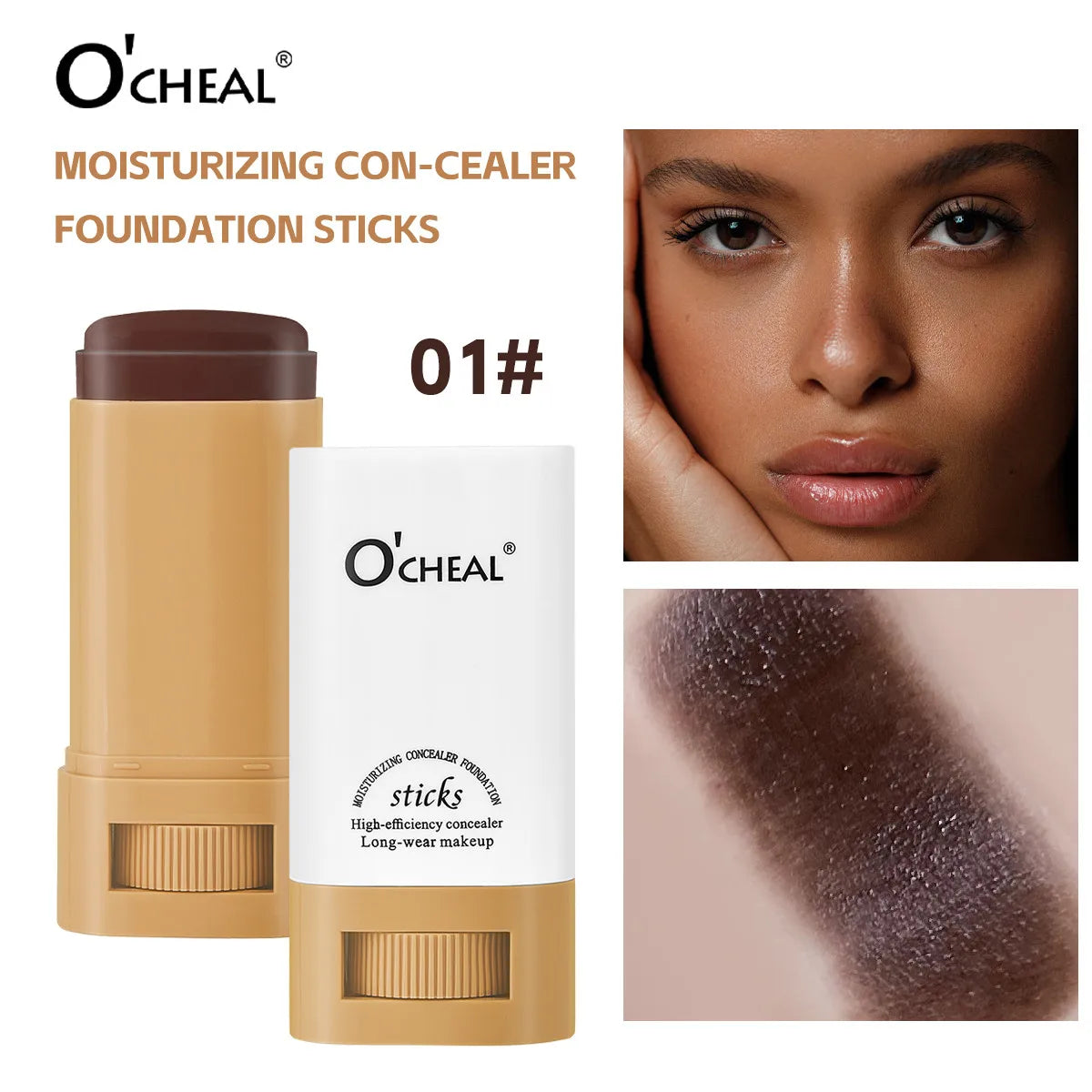 OCHEAL Waterproof Concealer Stick – Brightening Foundation | HIP Concealer Foundation Stick HIP 01