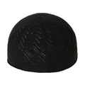 Unisex Knitted Prayer Beanie Cap – Muslim, Jewish & Casual Knitted Prayer Cap HIP black
