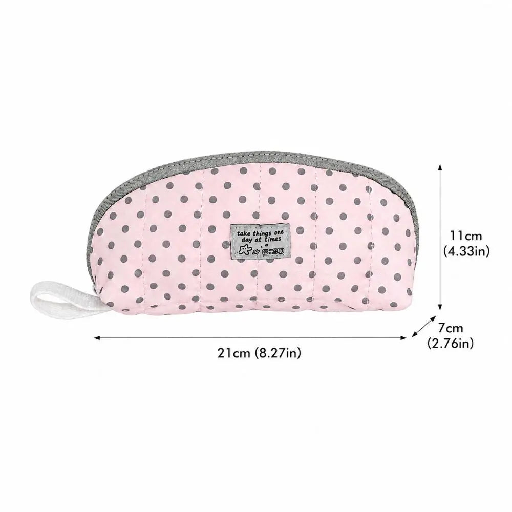Polka Dot Shell Pencil Case – Large Capacity Multi-Layer Pouch Pencil Case Pouch HIP