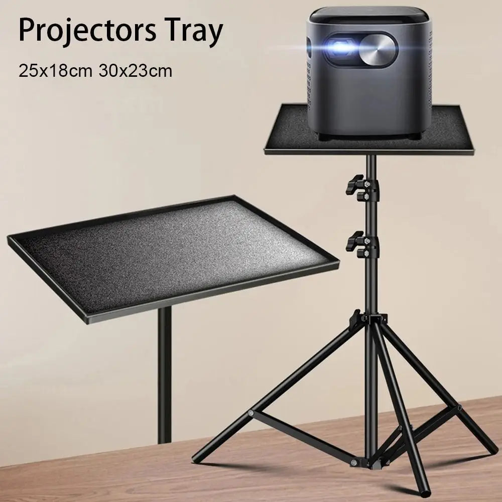 Universal Projector Tray Holder – 1/4" Tripod Stand Mount Projector Tray Stand HIP
