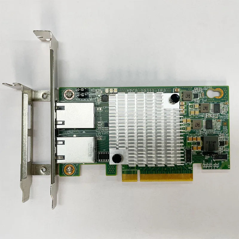10G Dual Port Network Card X540-T2 PCIe X8/X16 RJ45 for NAS & PC PCIe Network Adapter HIP
