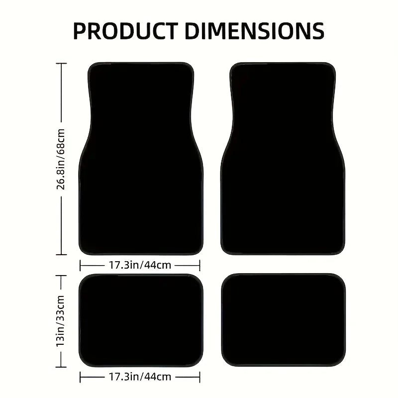Halloween Car Floor Mats – Green & Black Set of 4 Sedans Car Floor Mats HIP