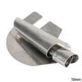 Stainless Steel Sewing Rolled Hemmer Foot 3mm-10mm Durable Sewing Machine Presser Foot DIY Crafts Hemming Puller HIP 10mm