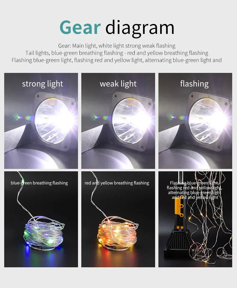 ESMARTER 1300Lm LED Tactical Flashlight – Camping & Hunting LED Tactical Flashlight HIP