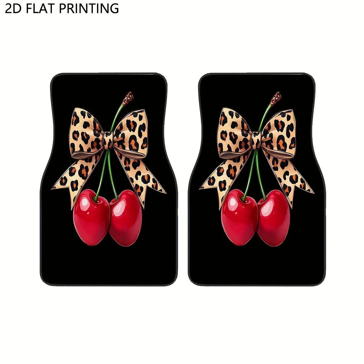 Leopard Cherry Car Floor Mats – All-Season Auto Liners Car Floor Mats HIP
