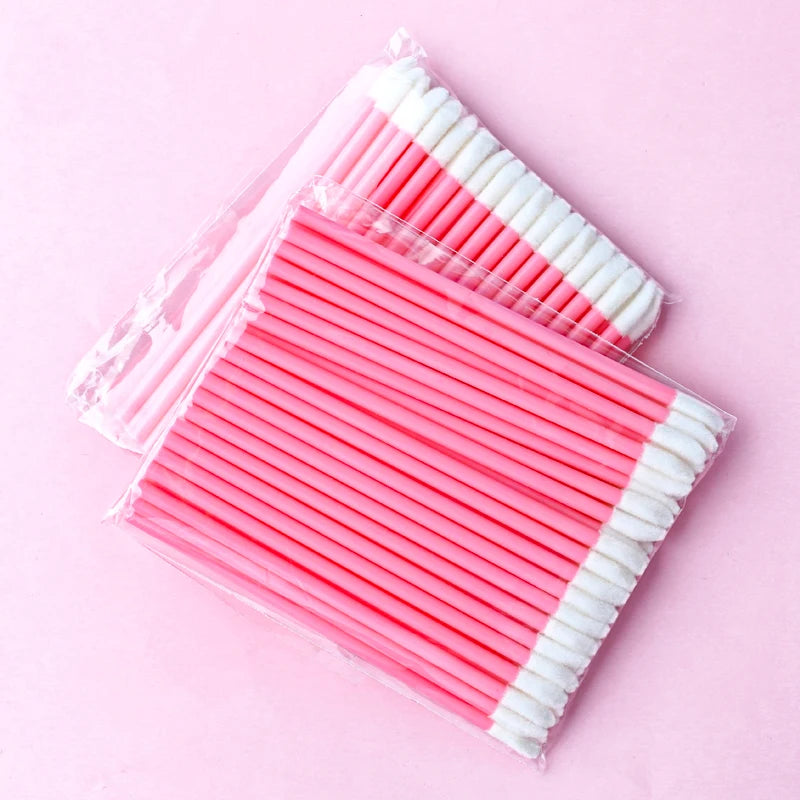 50/1000pcs Lip Gloss Applicator Wand Wholesale Lip Brushes Applicators Eyelashes Brush Lipstick Brush Makeup Beauty Supplie Tool HIP