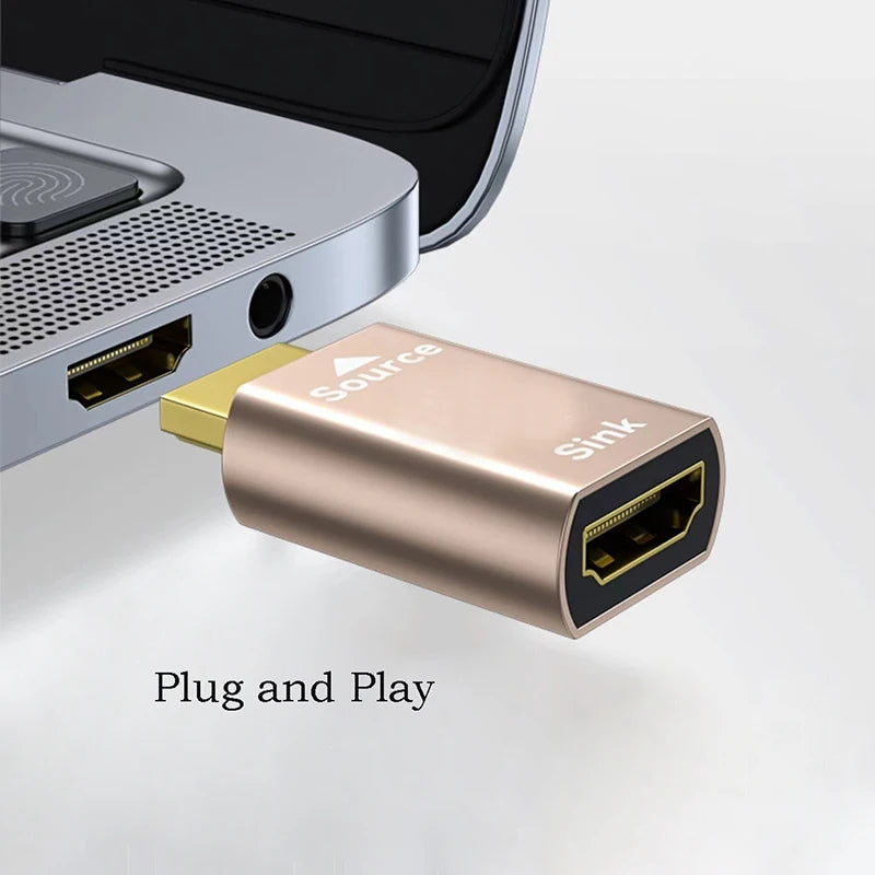 4K HDMI Dummy Plug Virtual Display DDC EDID Ghost Adapter Display Emulator Dongle HIP