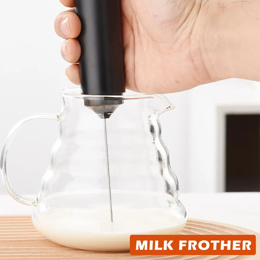 Handheld Powerful Kitchen Stirrer Electric Rechargable Milk Frother Foam Maker Egg Beater for Coffee Lattes Drink Mixer HIP