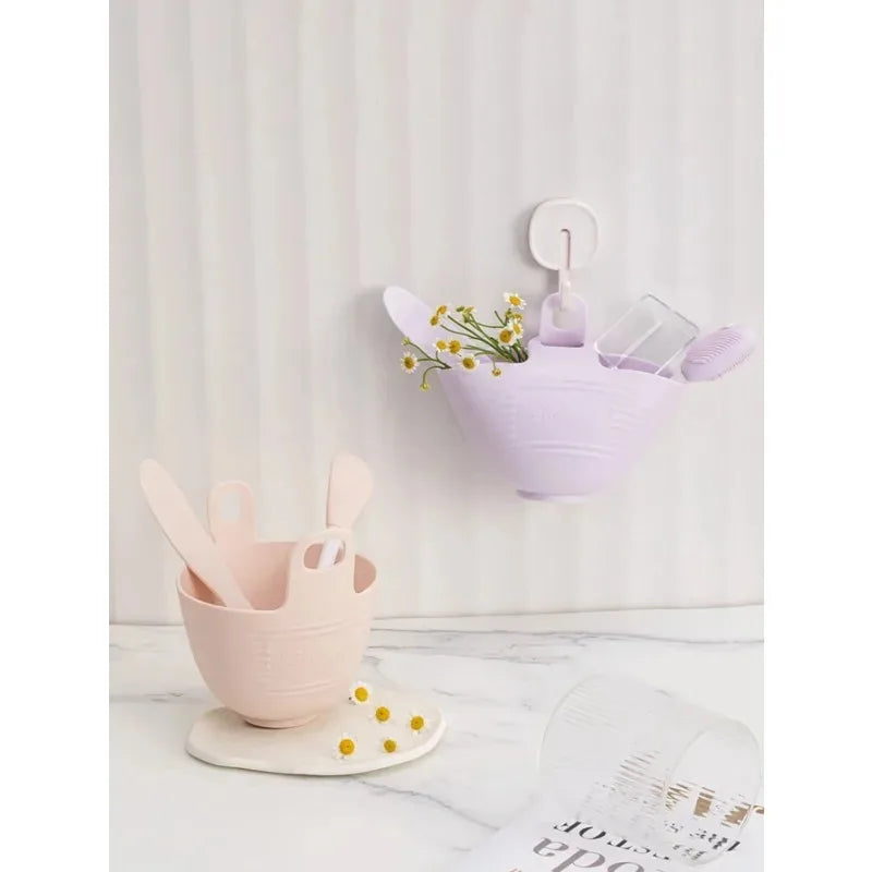 Silicone Face Mask Mixing Bowl Set with Massage Brush Face Mask Tool Set HIP