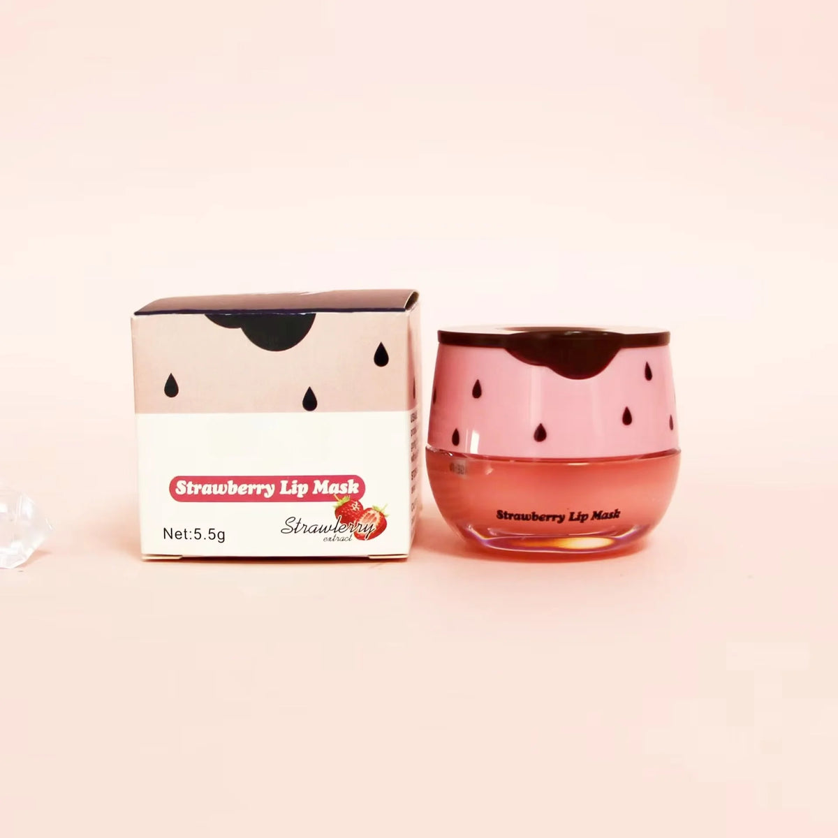 BARUBT Strawberry Honey Lip Sleep Mask – Overnight Lip Balm Overnight Lip Mask HIP strawberry