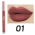 1PC Dark Brown Matte Velvet Lip Gloss Waterproof Liquid Lipstick Nude Brown Lips Korean Makeup for Lip Tint Lip Glaze Cosmetics HIP 01