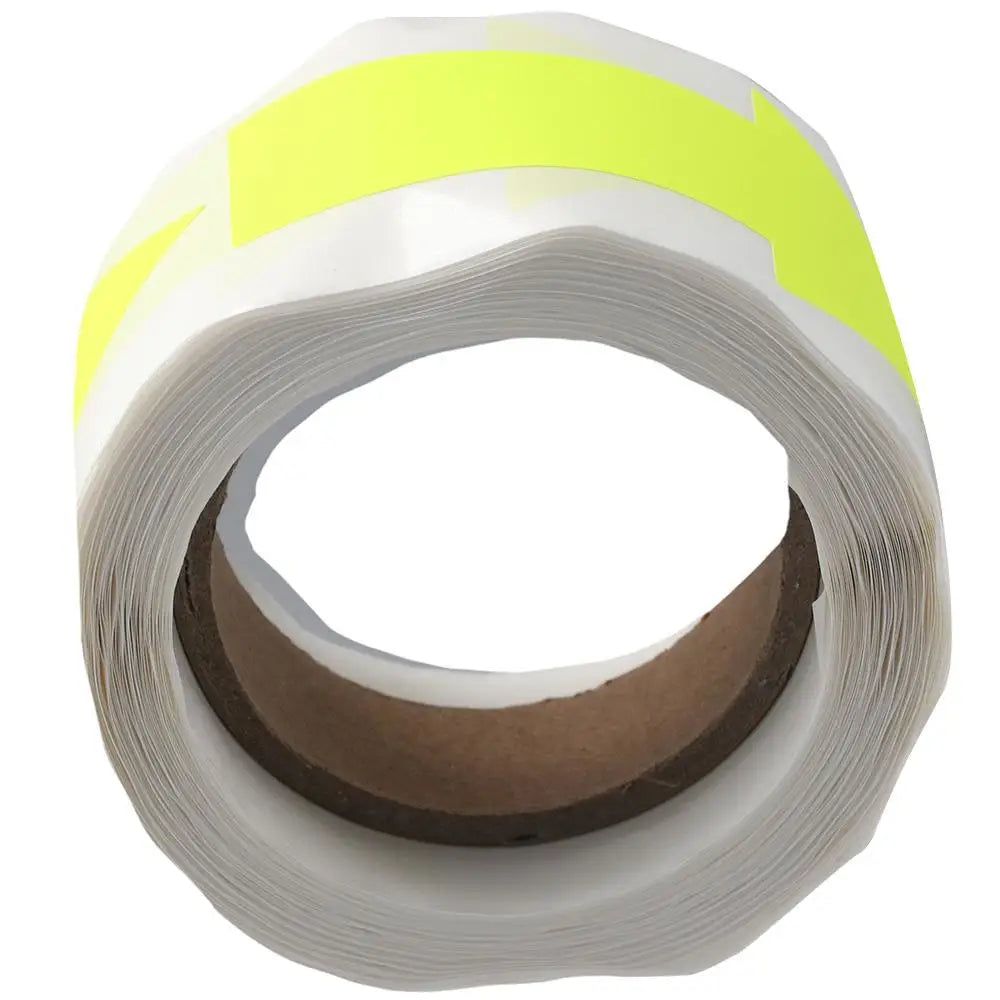 150-Pack Yellow Arrow Floor Tape Stickers | Self-Adhesive Floor Sign Stickers HIP