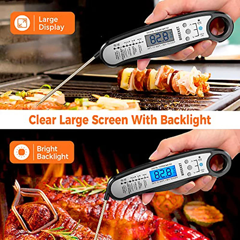 Digital Dual Probe Meat Thermometer – BBQ & Kitchen Kitchen Thermometer HIP