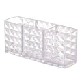 Clear Acrylic Makeup Brush Holder Desk Cosmetic Organizer Lipstick Storage Box Nail Polish Display Stand Rack Jewelry Case HIP A