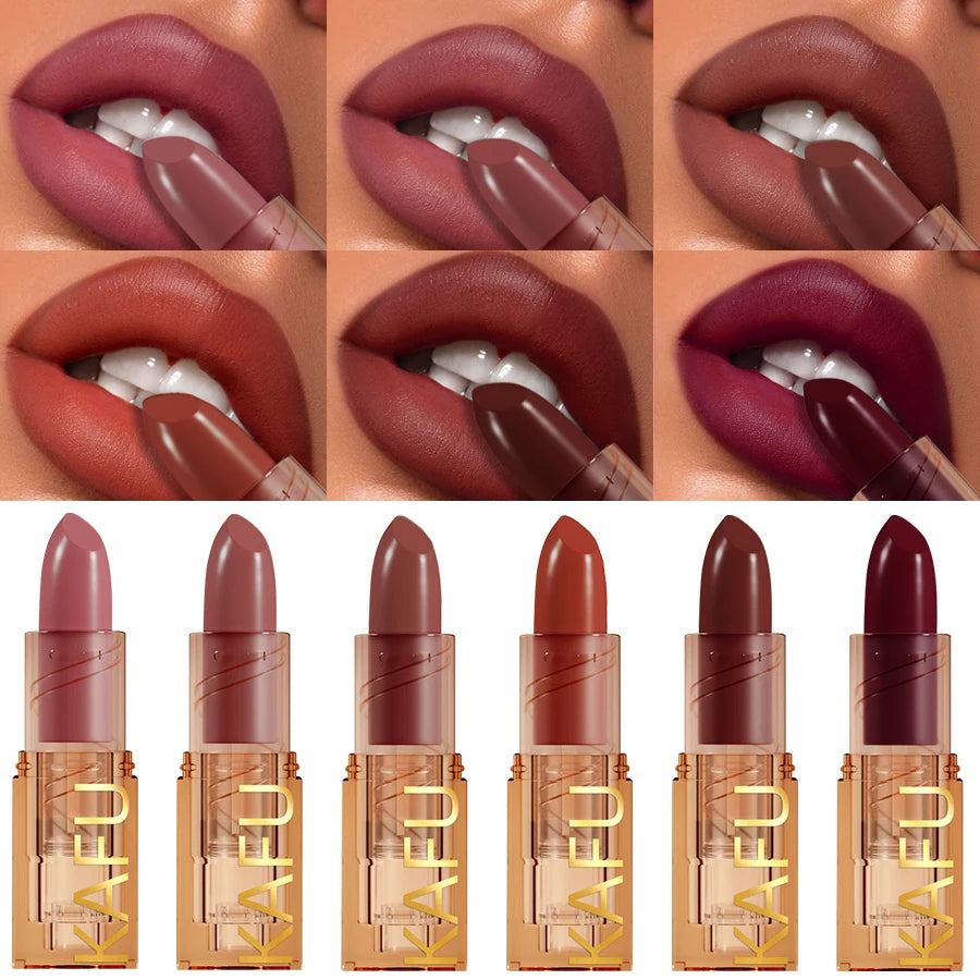 14-color Matte Lipstick Red Lip Stick Waterproof Sexy Korean Makeup Lip Tint Brown Pink Lip Cosmetic Long Lasting Lip Gloss HIP