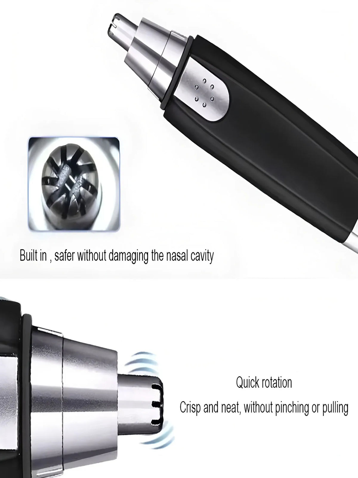 Men's Nose & Ear Hair Trimmer – Portable Washable | HIP Nose & Ear Trimmer HIP