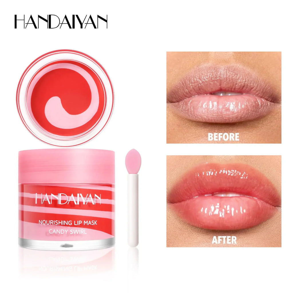 Handaiyan Strawberry Overnight Lip Mask – Hydrating & Plumping Overnight Lip Mask HIP