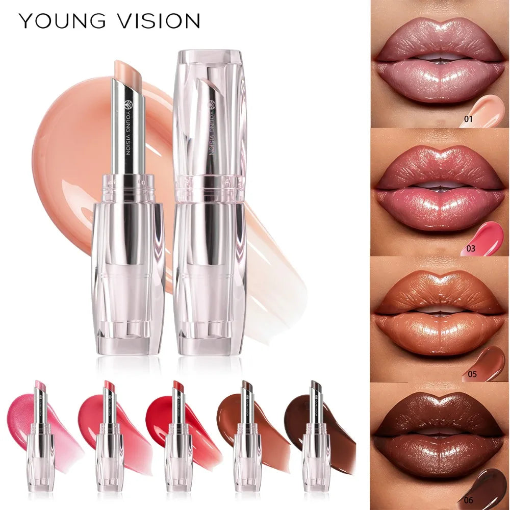 Temperature Change Lip Balm Creamy Hydrating Lipstick Moisturizing Pearlescent Nude Lip Care For Daily Natural Lip Makeup HIP