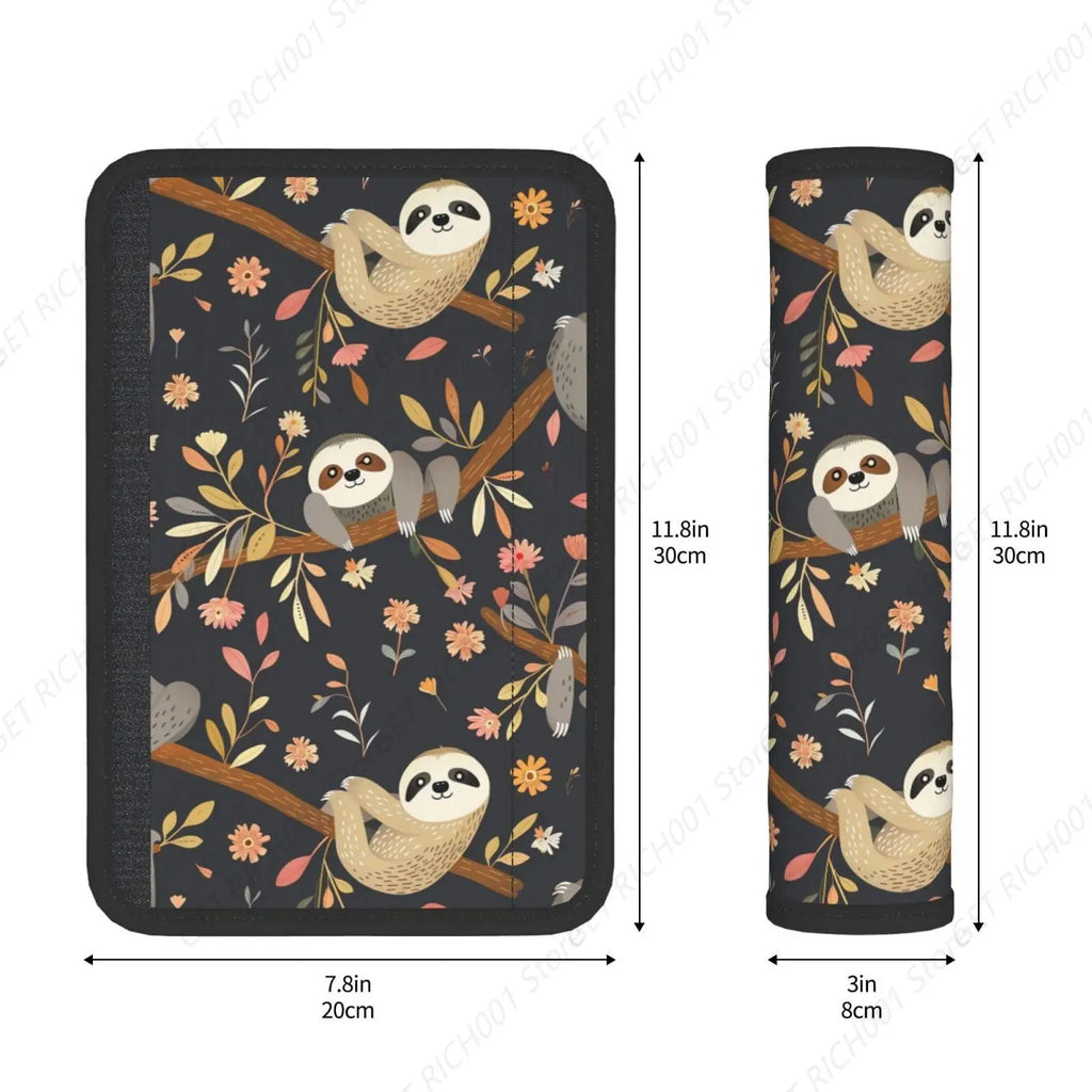 Cute Sloth Seatbelt Strap Cover Pads – Car Truck SUV Seatbelt Strap Cover HIP