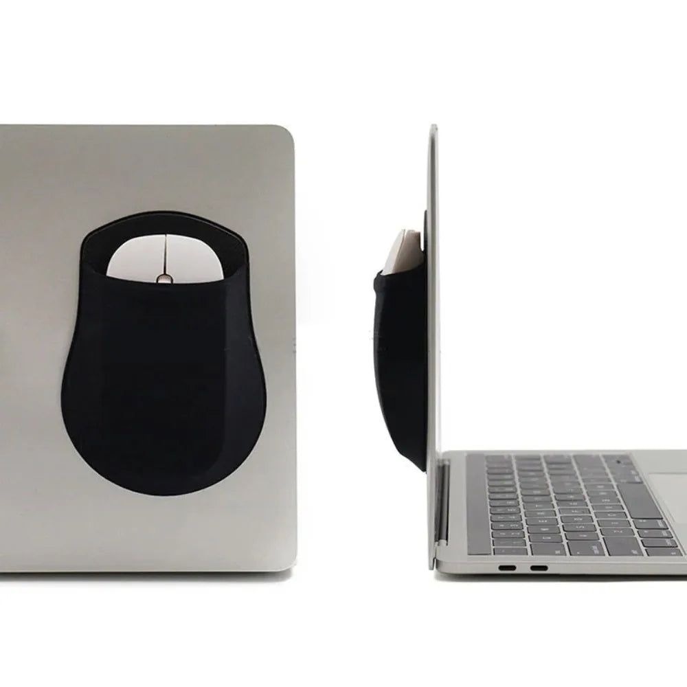 Self-Adhesive Laptop Mouse Holder – Stick-On Pouch Sleeve Laptop Mouse Holder HIP