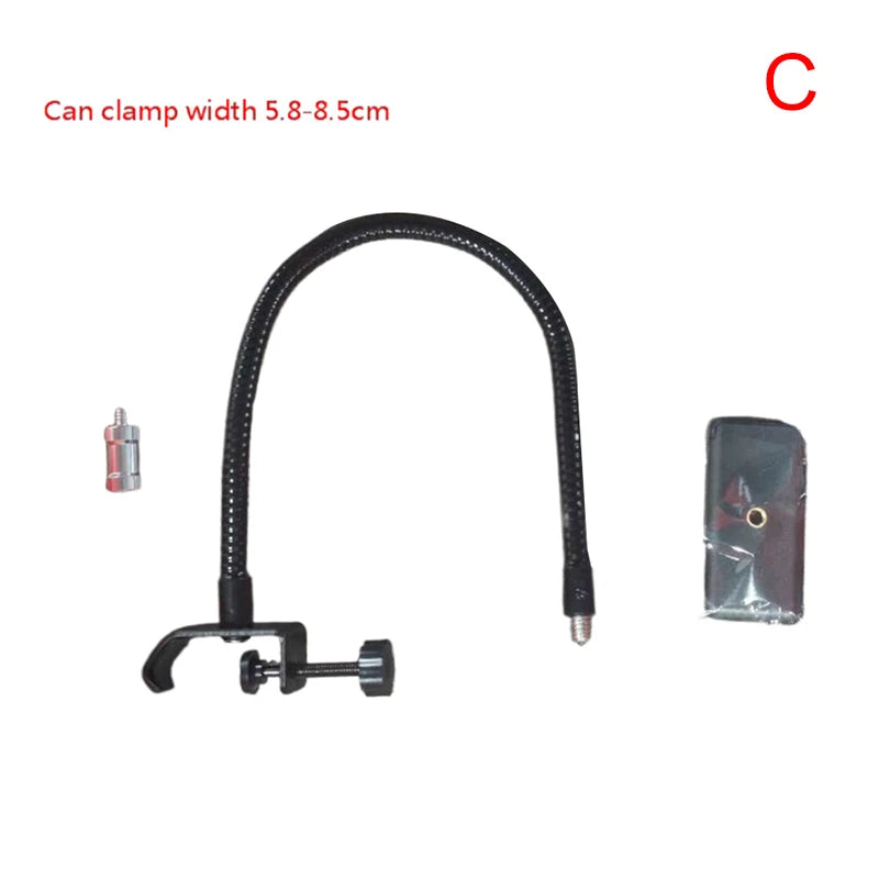 360° Flexible Gooseneck Mic Stand with Metal Table Clamp Microphone Stand HIP A3