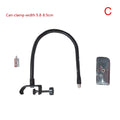 360° Flexible Gooseneck Mic Stand with Metal Table Clamp Microphone Stand HIP A3