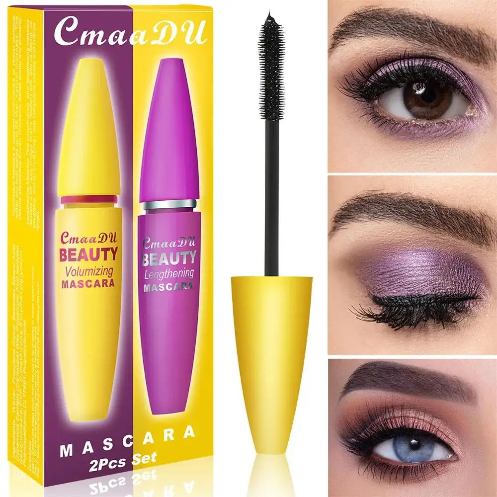 CmaaDu 4D Volumizing Waterproof Mascara – Lengthen & Curl Volumizing Mascara HIP