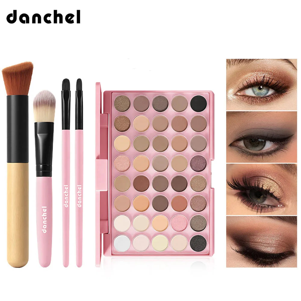 All In One Makeup Set for Full Face Base Concealer Contour Highlight Blush Palette Eyebrow Pencil Eye Shadow Lip Makeup Kit HIP set2