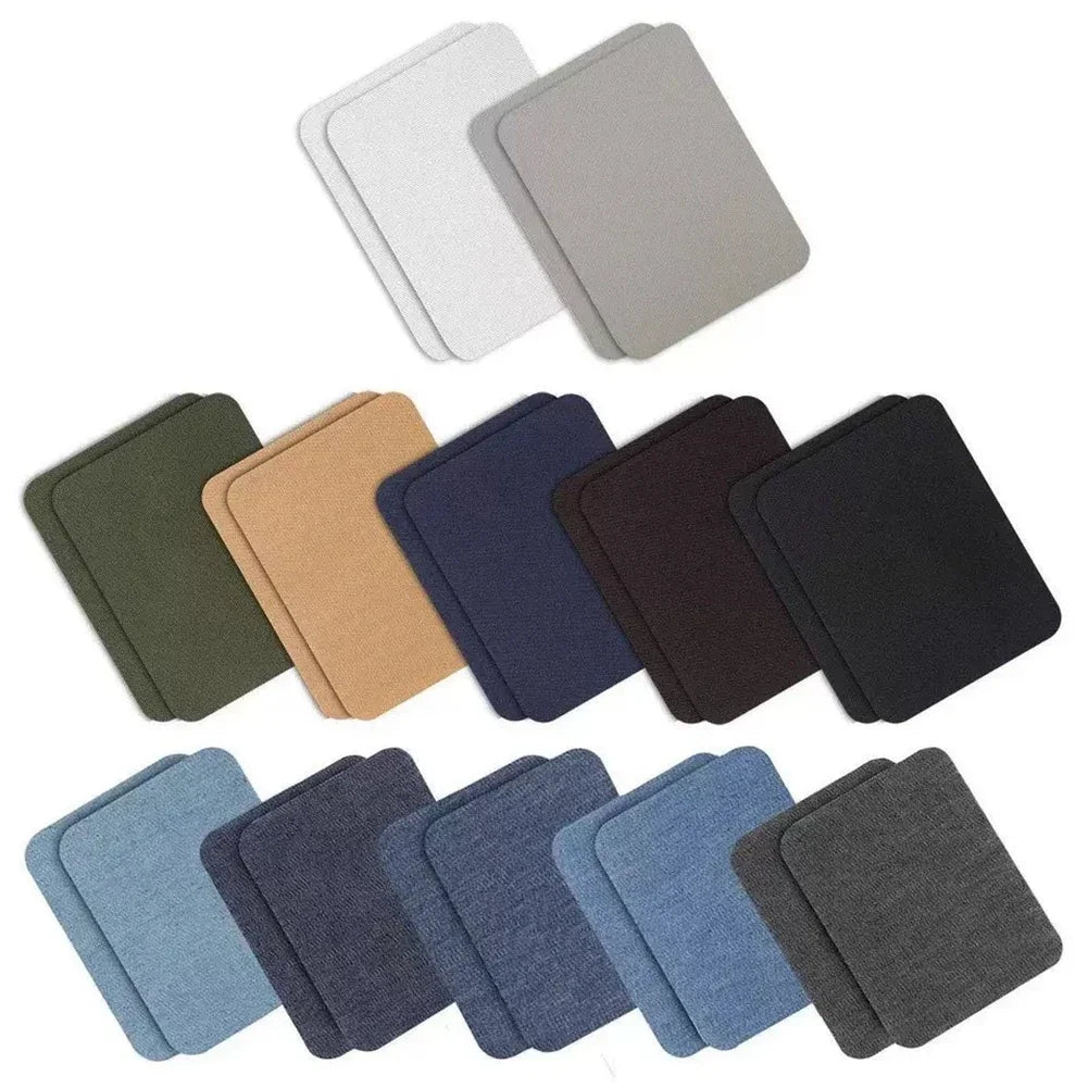 Household Apparel Sew Accessory 24/20Pcs Iron On Fabric Patches For Jeans Pants Jackets Knee Repair HIP
