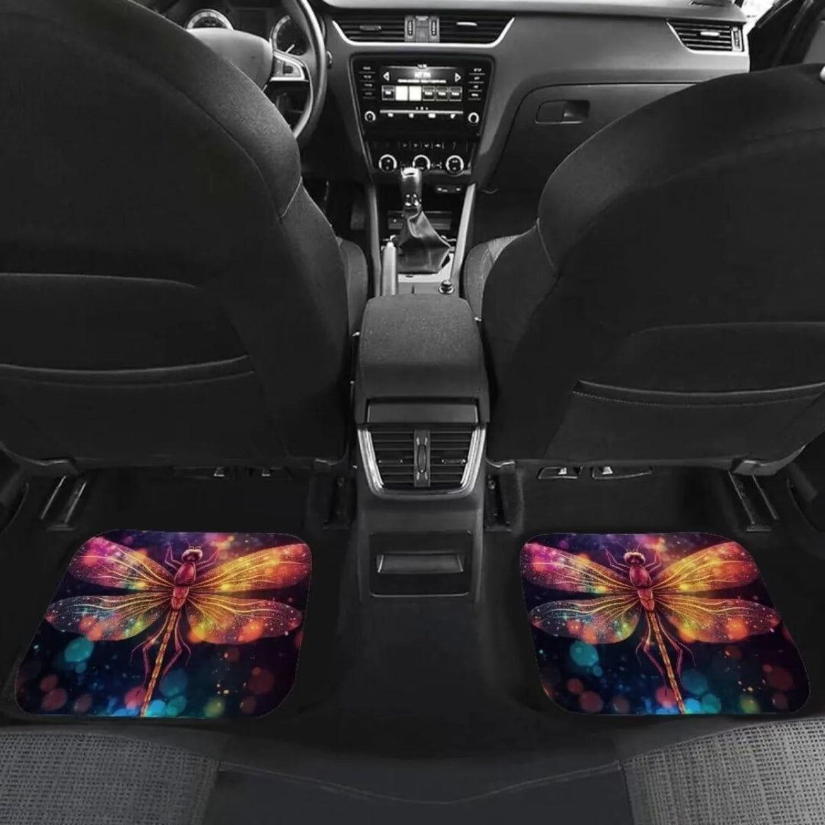 4-Piece Dragonfly All-Weather Heavy Duty Car Floor Mats Set Car Floor Mats HIP