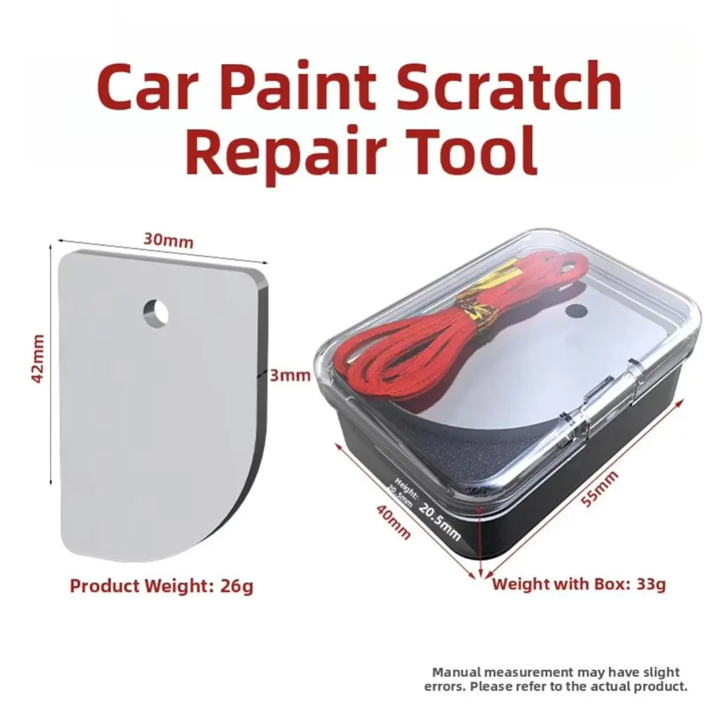 Steel Car Scratch Repair Scraper – Portable Paint Touch-Up Tool Car Scratch Scraper HIP