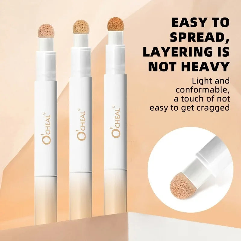 Air Cushion Concealer Pen Rotary Liquid Matte Silky Smooth Foundation Cream Pencil Oil Control Cover Dark Circles Natural Makeup HIP