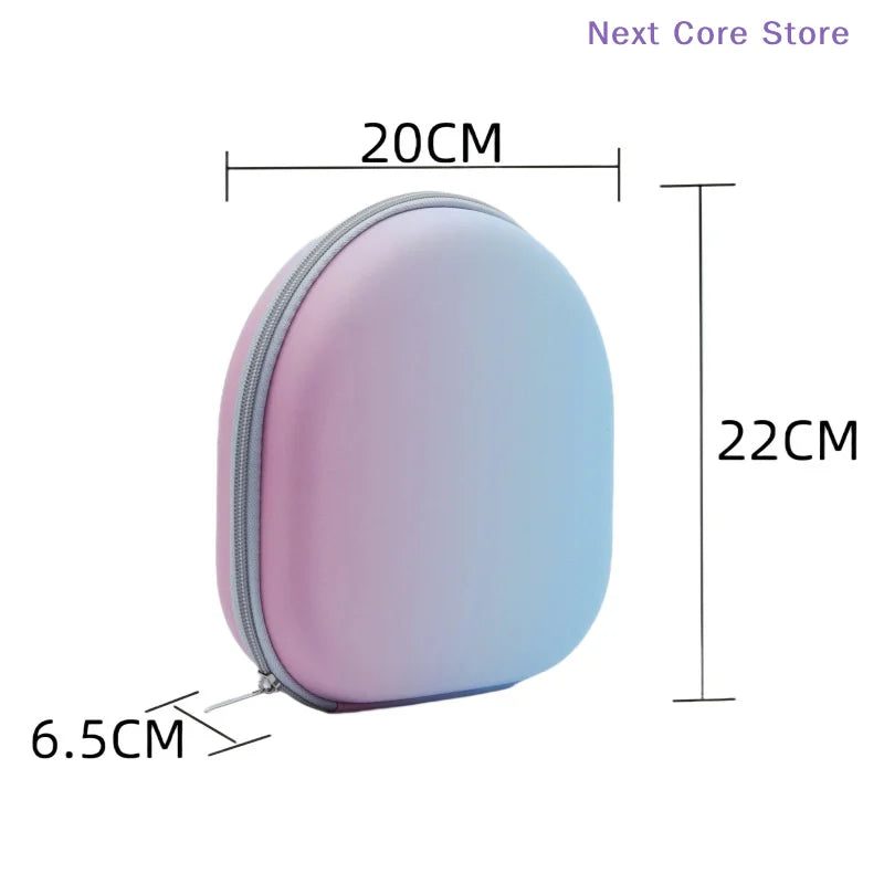 Gradient EVA Headphone Case – Shockproof Waterproof Carry Bag Headphone Carrying Case HIP