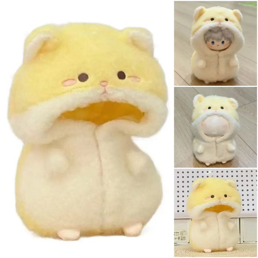 10cm Cartoon Hamster Doll Jumpsuit – Miniature Pajamas Set Doll Costume Set HIP