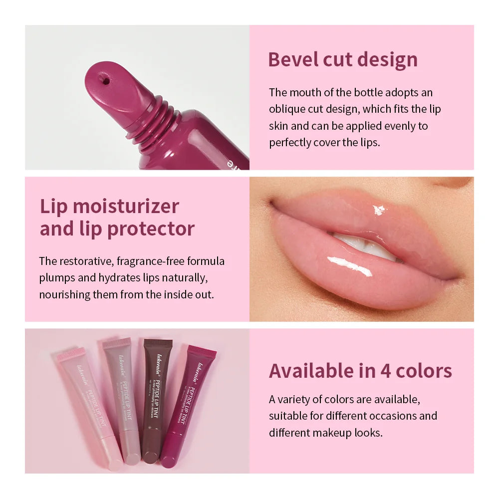 4pcs /set Moisturizing Lip Glaze Mirror Glass Long Lasting Lip Gloss Liquid Lipstick Makeup Glossy Lip Care Cosmetic HIP