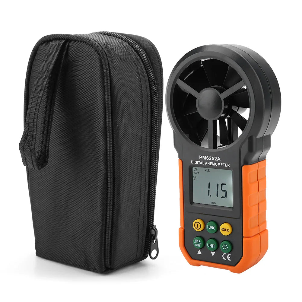 Digital Anemometer Anemometer PEAKMETER PM6252A Digital Wind Speed Meter Air Volume Measuring Anemometer Wind Speed Meter HIP