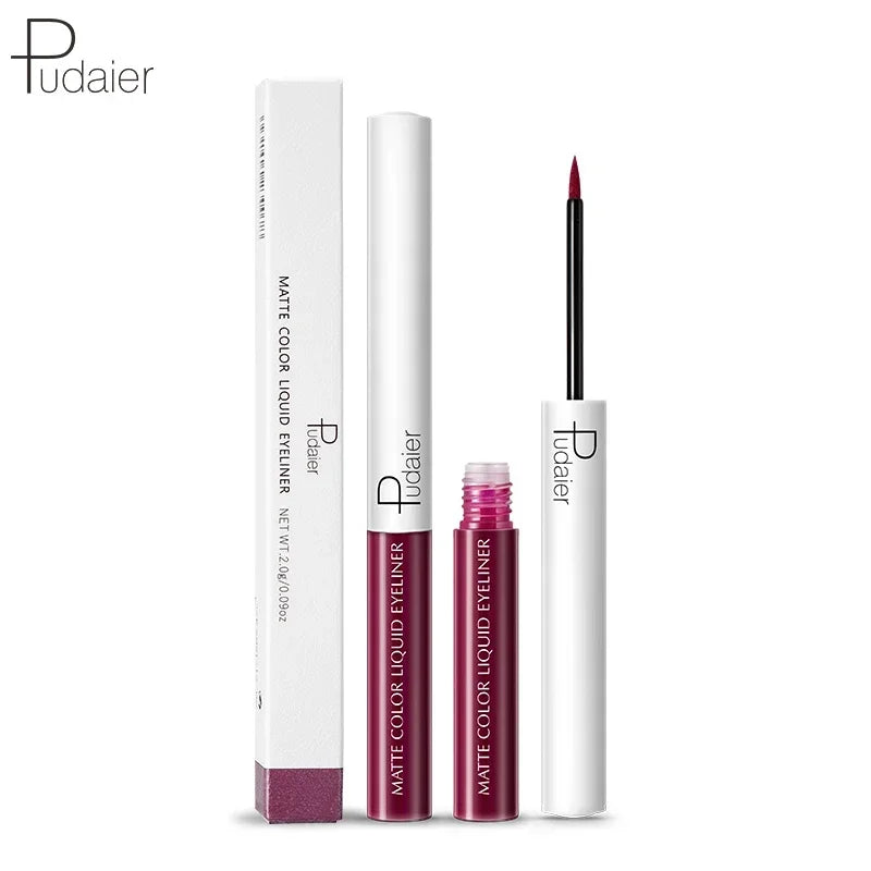 15 Color Long Lasting Liquid Eyeliner Makeup Waterproof Fast Dry Liquid Eyeliner Matte Multicolor Eye Liner HIP