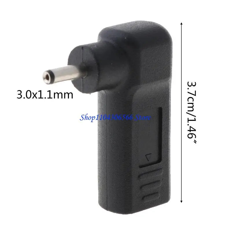 Type-C to DC 3.0x1.1mm Laptop Power Plug Adapter Power Plug Adapter HIP