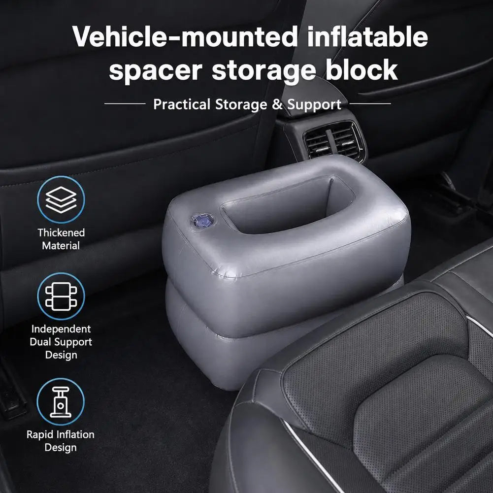 Inflatable Car Bed For Travel Suitable For Sedan SUV Business Vehicles Rear Seat Sleeping Pad Footrest Filling Pad Auto Accessry HIP