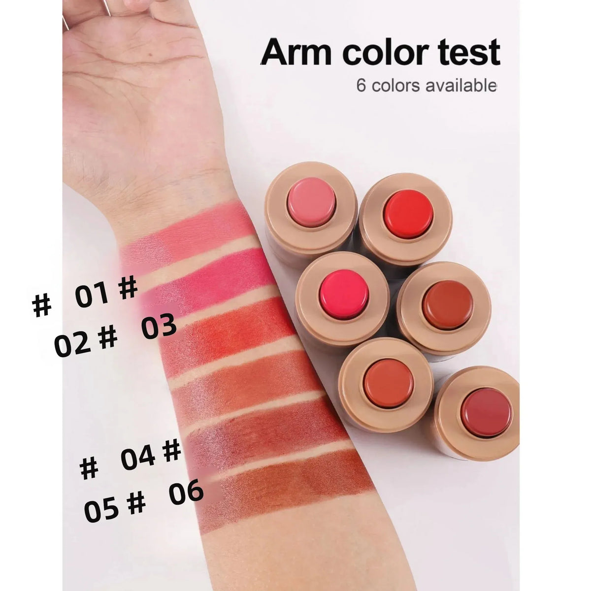 HANDAIYAN Cream Blush Stick – Lip & Cheek Tint | 6 Shades Cream Blush Stick HIP