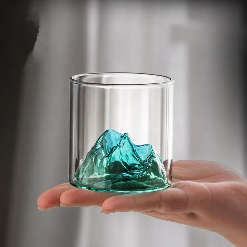 Mountain Glass Cups 150ml/300ml – Heat Resistant Drinking Glass Glass Drinkware HIP