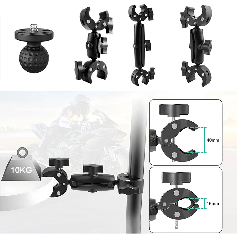 Handlebar Mount Bracket for Insta360 X4 X3 & GoPro 12 11 Camera Handlebar Mount HIP