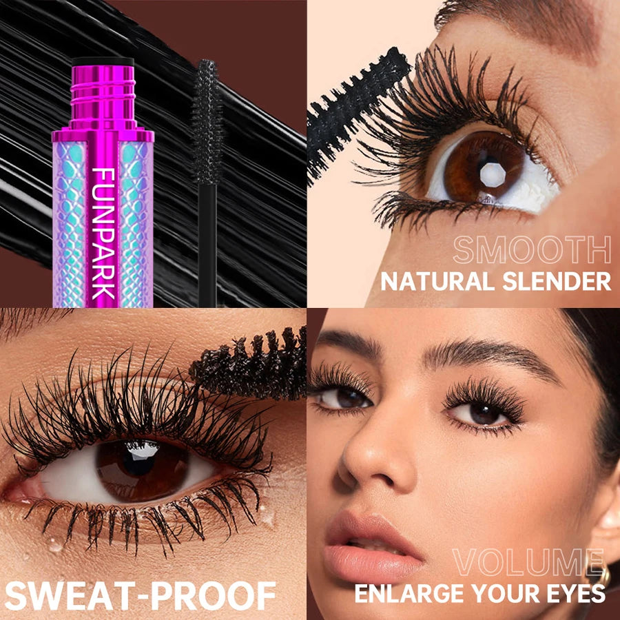 FUNPARK 5D Silk Fiber Mascara – Waterproof & Lengthening Silk Fiber Mascara HIP