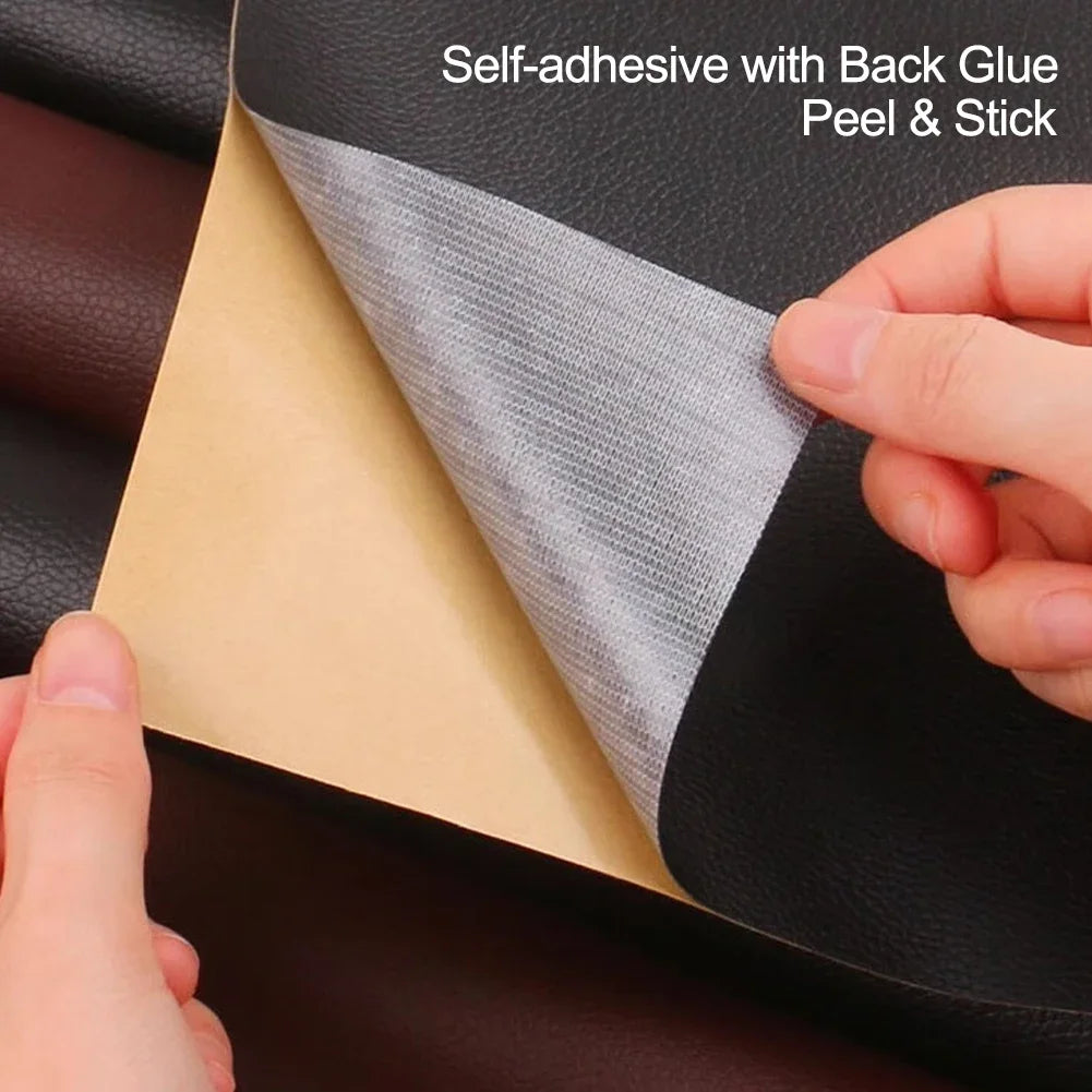 Waterproof Self-adhesive Leather Repair Tape Multi-color Leather Repair Patch for Sofa Furniture Car Seats Office Chairs Scratch HIP