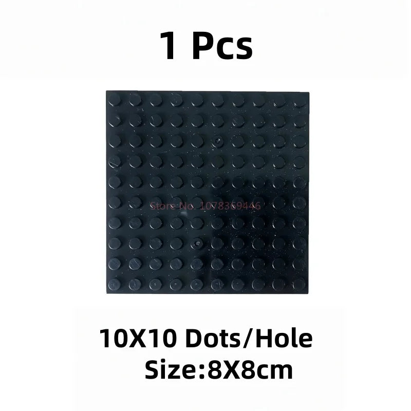 10x10 Dot DIY Building Block Base Plate 8x8cm – MOC Parts Building Block Base Plate HIP