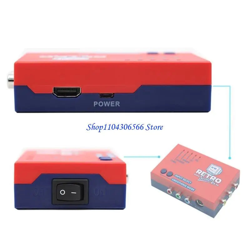 RetroScaler2x A/V to HDMI Converter & Line Doubler for NES HDMI Converter HIP