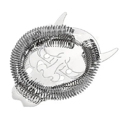 Hawthorne Cocktail Strainer – Ghost & Star Ship Stainless Steel Cocktail Strainer HIP Silver